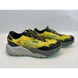 Brooks Caldera 7 Men’s US Size 8 Lemon Yellow Trail Running Shoes 1104151D741